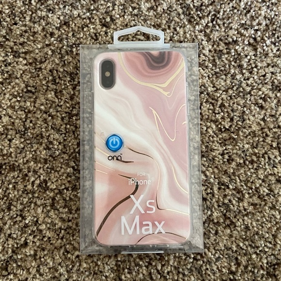Onn Other - IPhone XS Max Pink White Gold Case